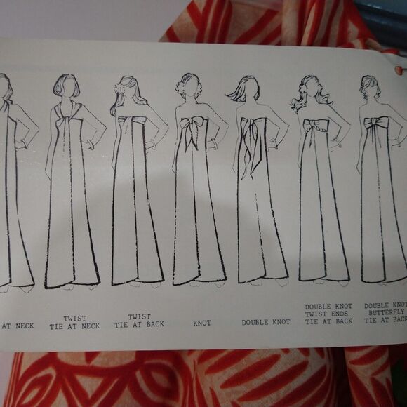 Hilo Hattie Hawaii Red Tropical Floral Sarong Wrap Dress Cover Up One Size - Picture 7 of 8